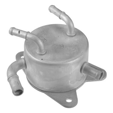 Imagem de VekAuto Refrigerador de óleo do motor compatível com Toyota Camry 2012-2016, radiador de óleo de transmissão de tom prateado de liga de alumínio durável