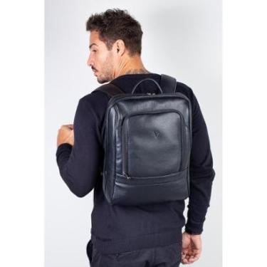 Imagem de Mochila de couro slim masculina Enzo-Masculino