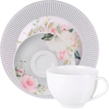 Imagem de Kit Jogo Café Lanche 6 Pessoas 12pçs Chá Ornatta Tramontina