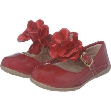 Imagem de Sapatilha Feminina Infantil Sapato Criança Dama Branca Moda Infantil Boneca Sapato Menina Rasteira-Feminino