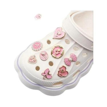 Imagem de Conjunto De Acessórios 3D Para Sapatos DIY Para Meninas: Flores, Borbo