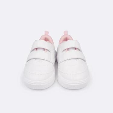 Imagem de Tênis Infantil Pampili Feminino Yumi Clássico tiras autocolantes Duplo