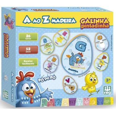 Imagem de Mad. a ao z galinha pintadinha 52 pçs - nig