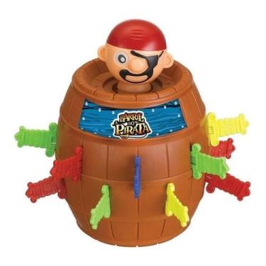 Imagem de BRINQUEDO JOGO BARRIL PULA PIRATA 16x10CM - ART BRINK