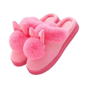 Imagem de Pantufas Femininas De Inverno Quentes E Antiderrapantes Em Algodão Mac