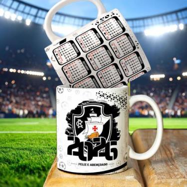 Imagem de Caneca personalizada futebol Calendario 2026 - 325ML - PRESENTE - ABRA