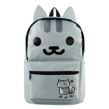 Imagem de Mochila escolar Neko Atsume Cat Anime para crianças - yiweisai
