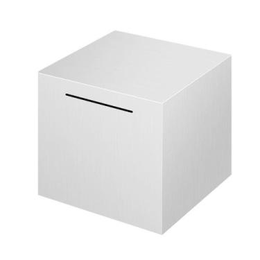 Imagem de Piggy Bank Square Metal para crianças, moedas, caixa de dinheiro, banc