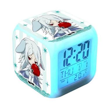 Imagem de Despertador Bungous Strays Dogs Square LED digital com alarme - yiweis