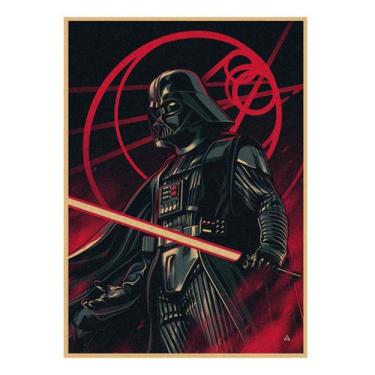 Imagem de Pôster com arte de parede Darth Vader Anakin Skywalker Anime 30x42cm -