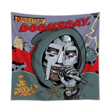 Imagem de Tapeçaria Doomsdays Flag Art Anime Wall Tapestry 90x90cm - yiweisai