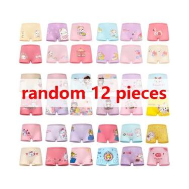 Imagem de Conjunto De Calcinhas De Algodão Para Meninas Com Estampa De Unicórnio