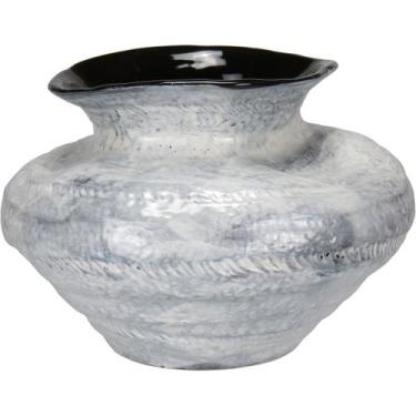 Imagem de VASO DECORATIVO ENFEITE CASA HOME&CO CERÂMICA 15x20x20cm BRANCO