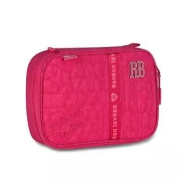 Imagem de Estojo Simples 16x22x6 Rebeca Bombom RB27004 Cor:Rosa, Rosa