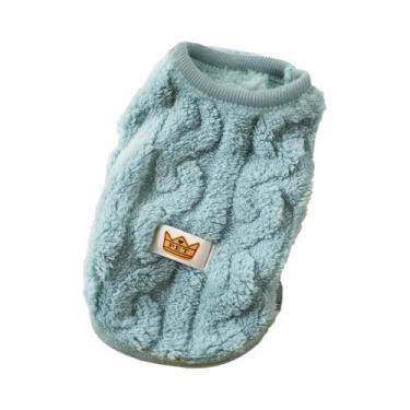 Imagem de Suéter De Fleece Quente Para Gatos, Jaqueta Macia E Confortável Para C