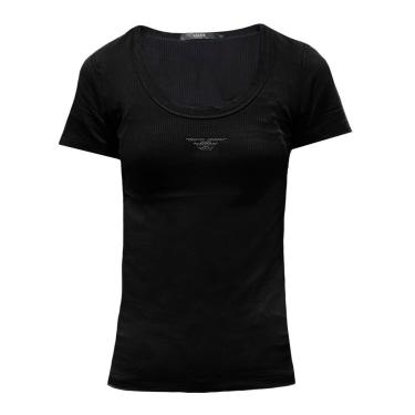 Imagem de Blusa Ellus Baby Look Canelada Hotfix-Feminino