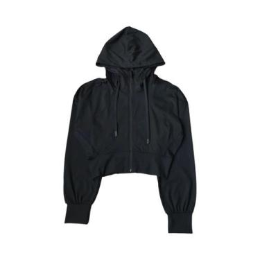 Imagem de Cardigã Feminino De Secagem Rápida Com Capuz, Manga Longa, Jaqueta Esp