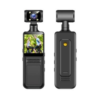 Imagem de Câmera Mini 4K HD Portátil, Câmera Digital De Vídeo, Câmera Corporal C