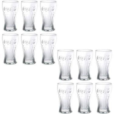 Imagem de Jogo de Copos Contour Coca Cola Cristal 300 ml - 12 unid - Nadir Figue