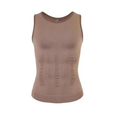 Imagem de Camiseta De Compressão Masculina Para Emagrecimento, Modeladora, Contr