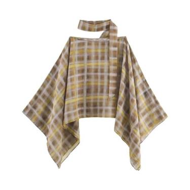 Imagem de Capa Feminina Estilosa De Streetwear Com Manga Longa, Gola O E Gola De