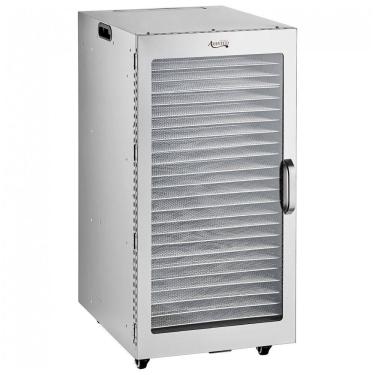 Imagem de Desidratador de Alimentos Avantco LT93 Inox com Porta de Vidro - 120V, 1600W, 24 Bandejas