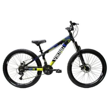Imagem de Bicicleta Aro 26 Bike Vikingx Freeride Freio a Disco , Preto, Amare, T