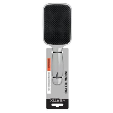 Imagem de Escova de Cabelo Verix Flex Pro Cinza / Preto '