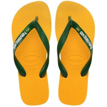 Imagem de Havaianas Chinelos Brasil Logo adulto, AMARELO POP, 37/38