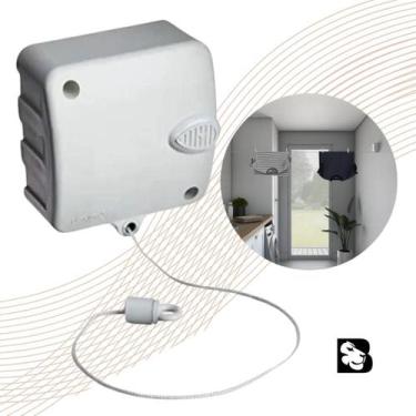 Imagem de Varal Retrátil de Parede Automático Modular Com 6, 12 ou 18 Metros Cor