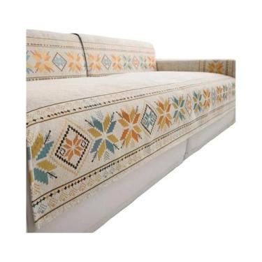 Imagem de Capa De Sofá Jacquard Chenille Estilo Boêmio Para Todas as Estações Pr