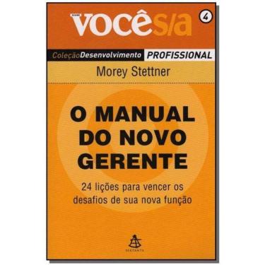 Imagem de Manual do Novo Gerente,o