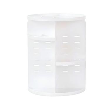 Imagem de Organizador Porta Maquiagem Giratório 360° Ajustável Multifuncional - Branco