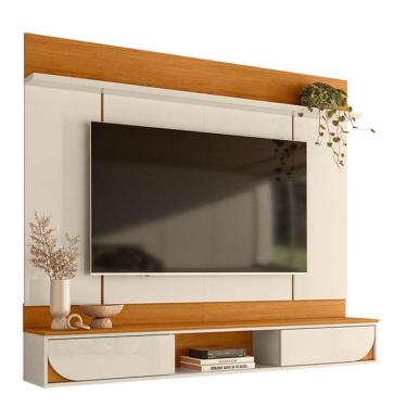Imagem de Painel Para Tv Aura Cinamomo-off White - Madetec
