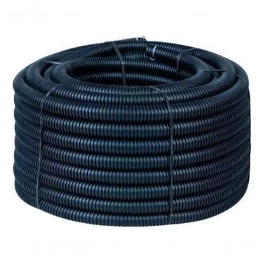 Imagem de Conduíte Reforçado 1 Polegada 50 Metros para Proteção e Isolamento de Cabos com Alta Resistência Mecânica Preto Higipack