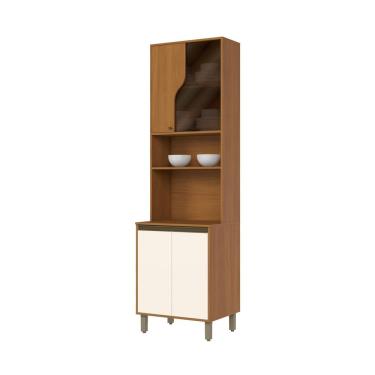 Imagem de Torre Quente 01 Forno Com Porta De Vidro 63cm Venaly C589 Cinamomo Off White - Henn