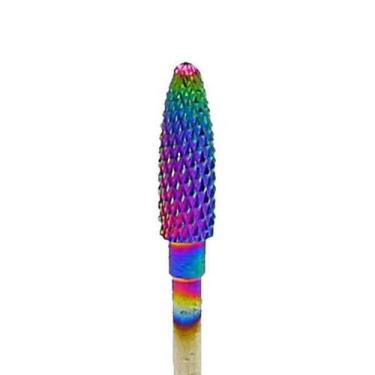 Imagem de Broca revestida em tungstênio coloridas p/ lixa elétrica manicure univ