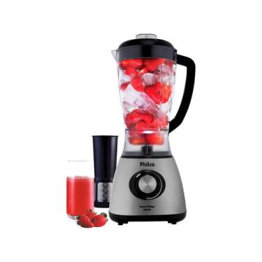 Imagem de Liquidificador 2,4L Philco Inox Filter 4 Velocidades 220V, Cinza, 220V