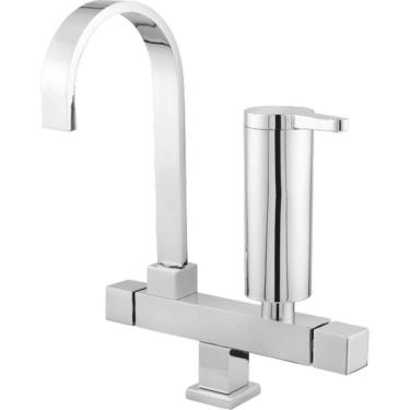 Imagem de Torneira de Cozinha de Mesa com Filtro em Abs 1/4vt 6580 C65 Talence Cromado