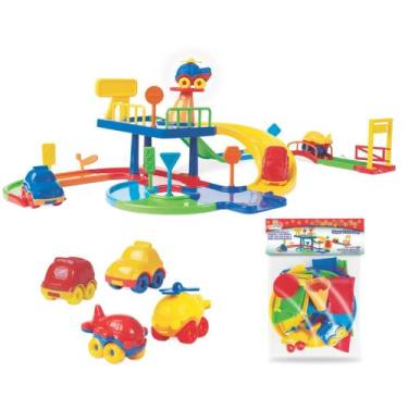 Imagem de Super Pista Baby Compatíveis com carrinhos Hot Wheels - Divplast