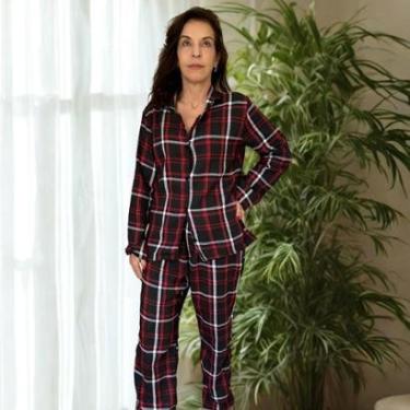 Imagem de Pijama Feminino Manga Longa Na Flanela-Feminino