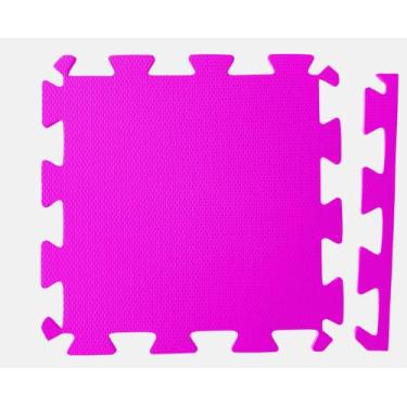 Imagem de Tatame Eva 10mm 50x50 - Tapete infantil emborrachado - AMS, Rosa flex