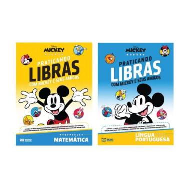 Imagem de Praticando Libras Com Mickey e Amigos Português e Matemática - BICHO E