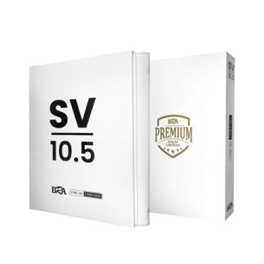 Imagem de Pasta Premium 3x3 SV10.5 Branca/Preta com 20 Folhas Frente e Verso BRA