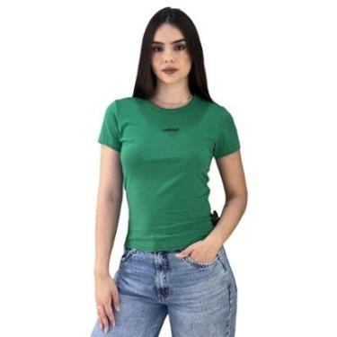 Imagem de Camiseta Feminina Slim Com Franzido Colcci-Feminino