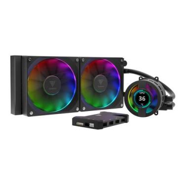 Imagem de Water Cooler Gamdias Chione (AMD / Intel) - RGB - Display Digital - co
