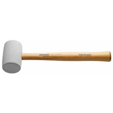Imagem de Martelo de Borracha Branca Modelo Americano 450g - 40682016 - TRAMONTI