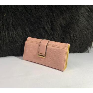 Imagem de Carteira Feminina com Divisórias DJG/XBJ1243 (65341), Rosa, UN