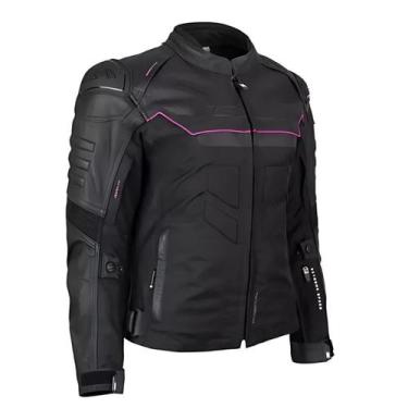 Imagem de Jaqueta Feminina Couro Impermeável Texx Falcon V2 Moto, L