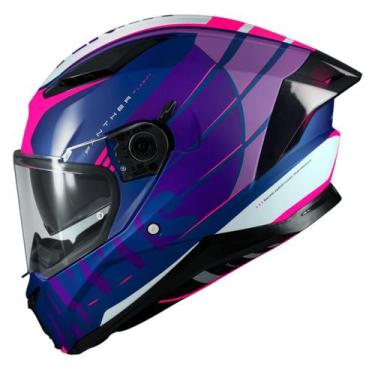 Imagem de Capacete Feminino Axxis Panther Rosa Roxo Oculos Moto, Rosa Roxo - C8,